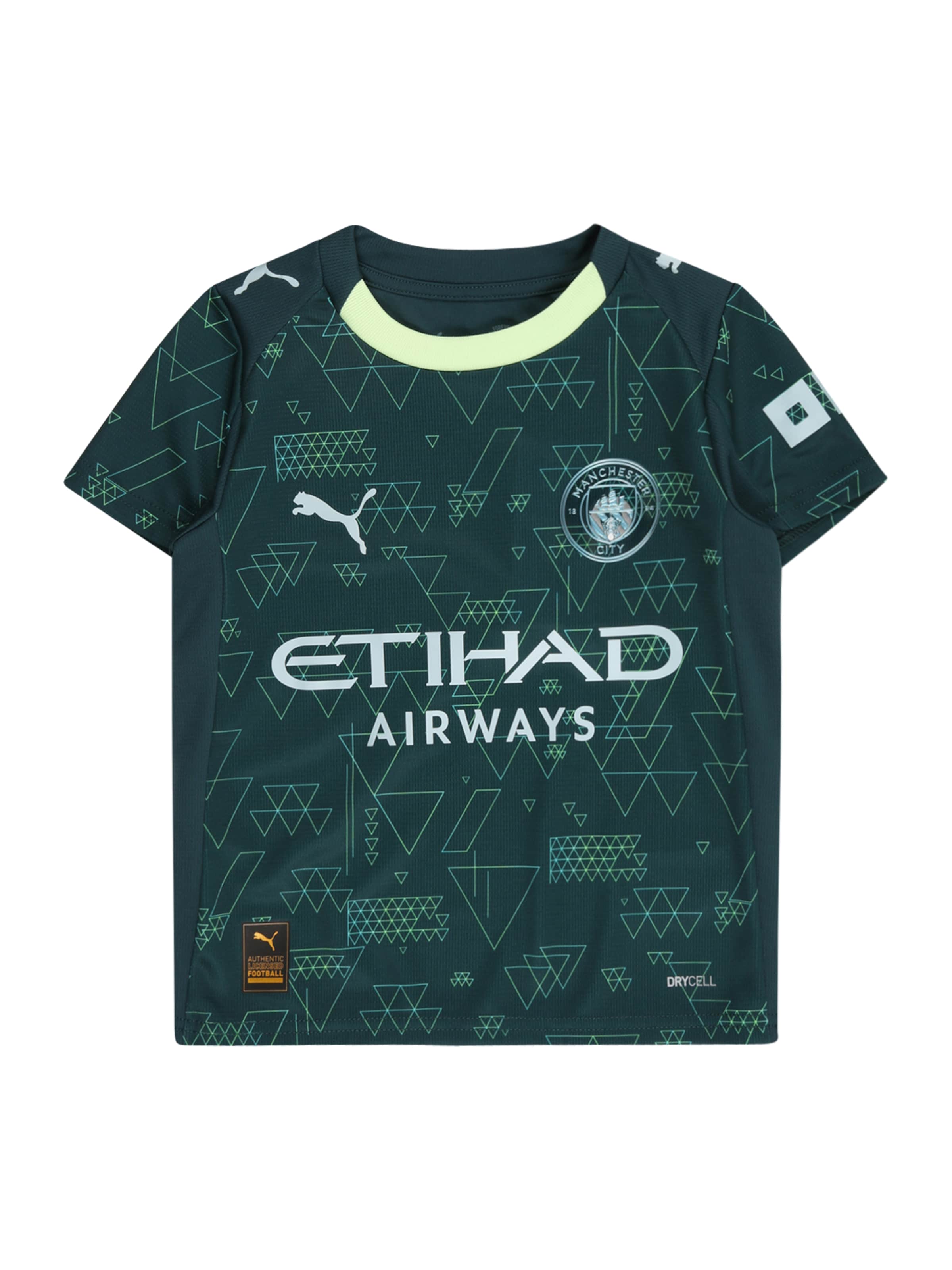 PUMA Funkční tričko 'Manchester City 25/26 Viertes' – zelená: přední strana