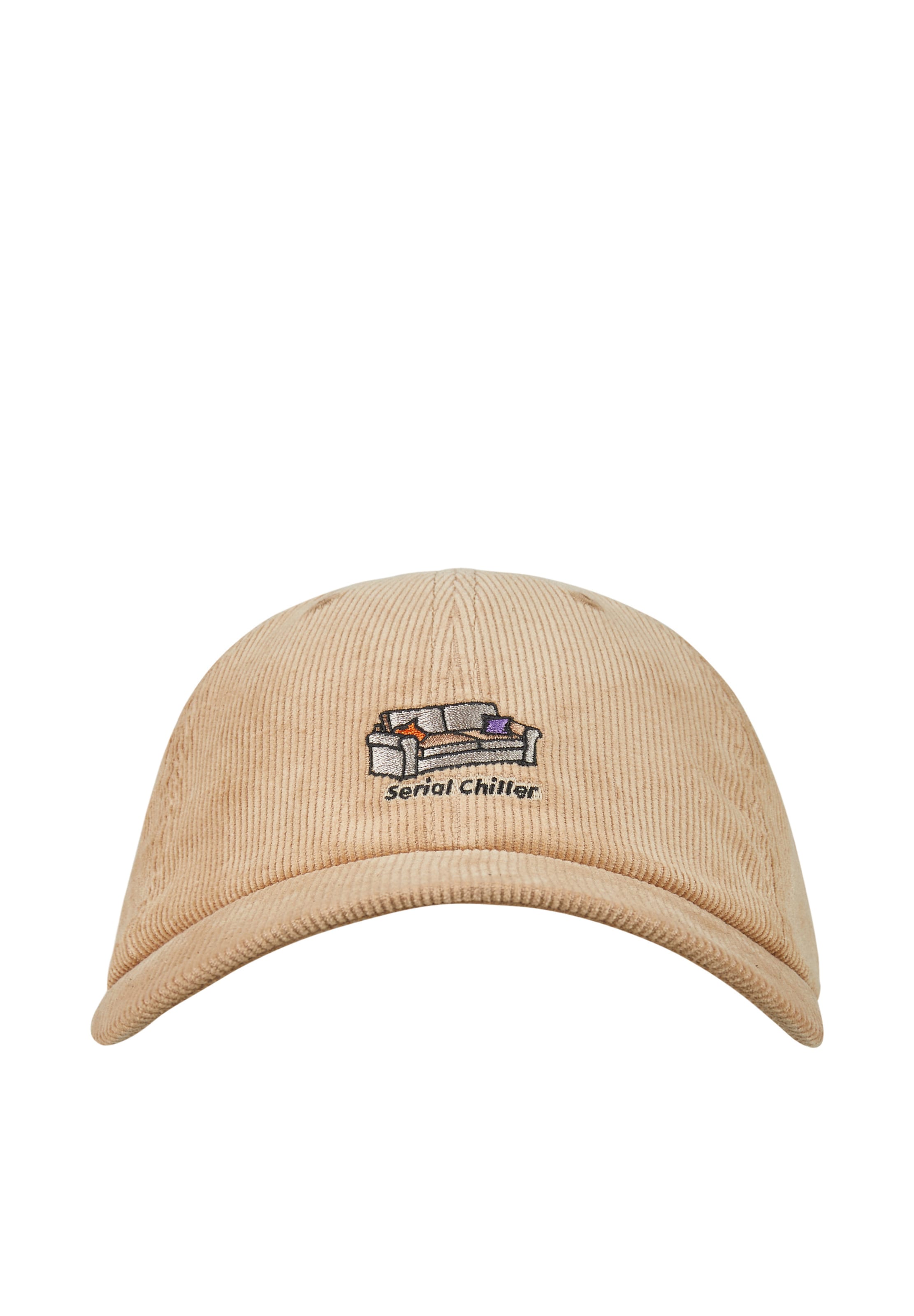 Iriedaily Cap 'Serial Chiller' in Beige: Vorderseite