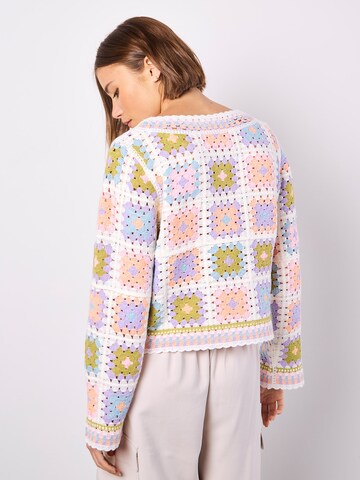 Pull-over ' ' Apricot en bleu
