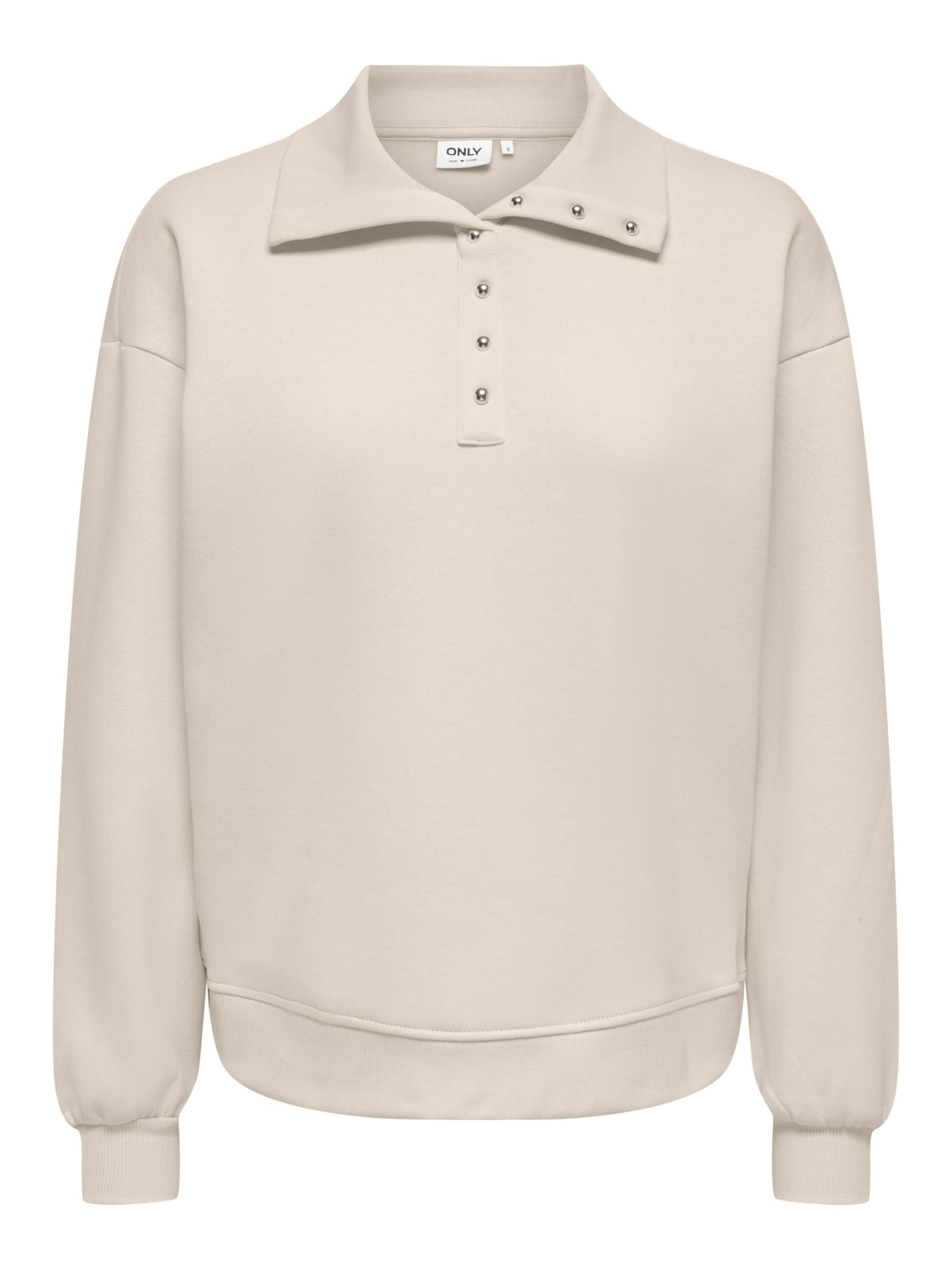 ONLY Sweatshirt 'ONLCoralie' i beige: forside