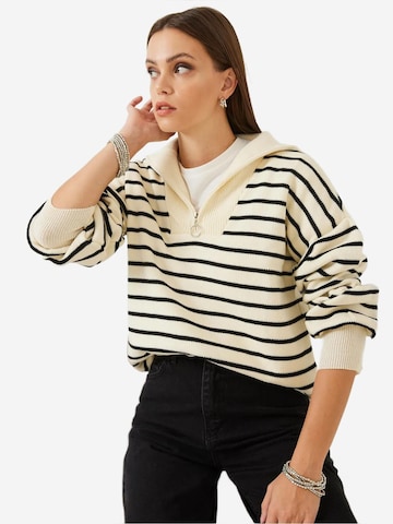 Bianco Lucci Kampsun 'Pullover', värv beež