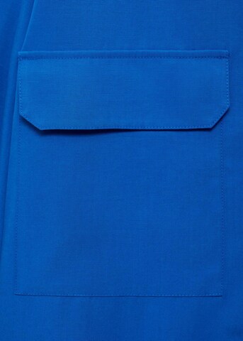 MANGO Bluse 'Factory' in Blau