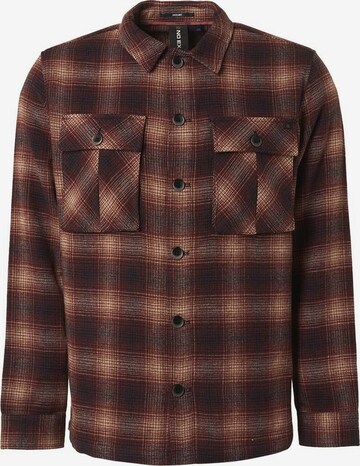 No Excess Comfort fit Button Up Shirt in Red: front