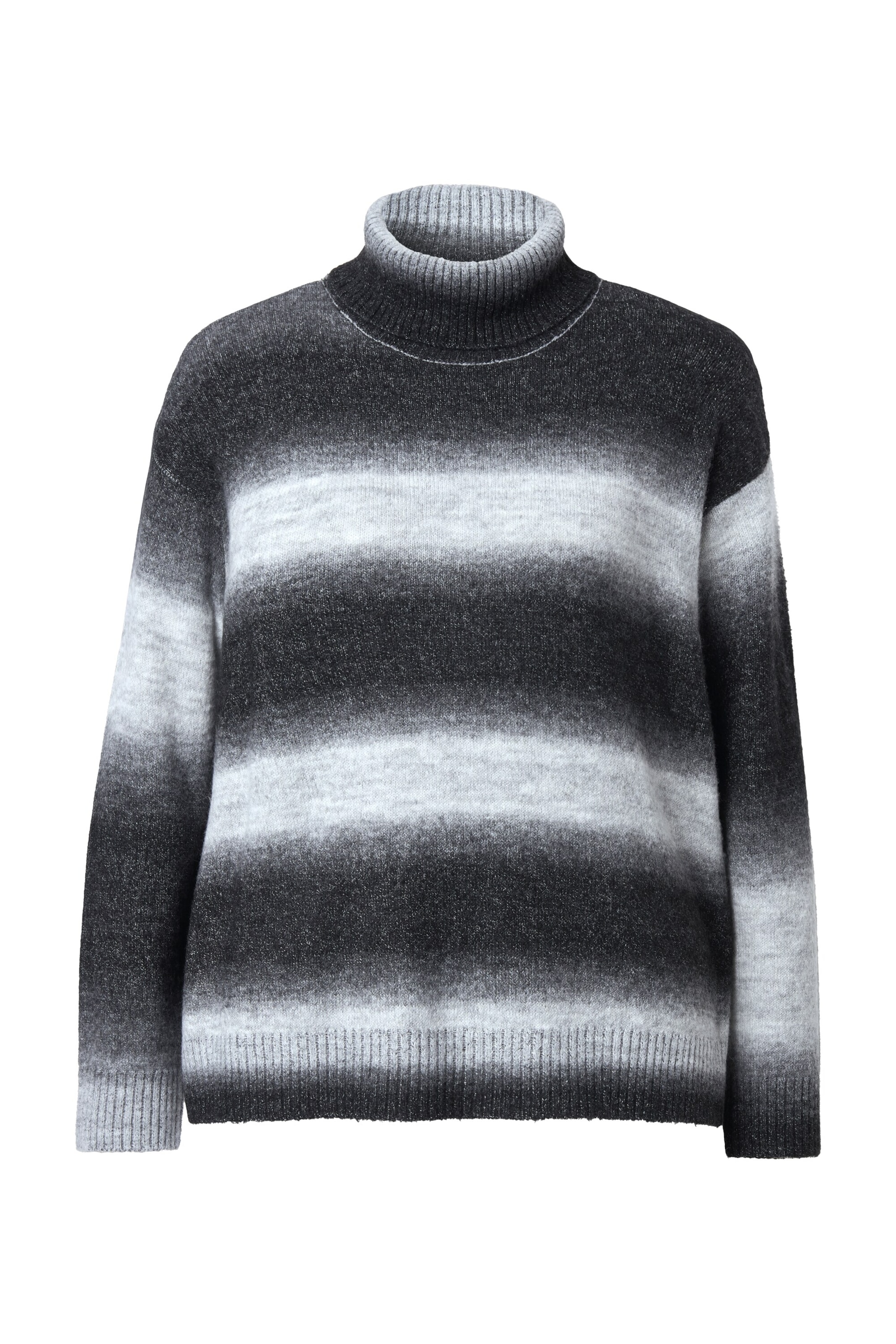 Ulla Popken Pullover in Grau: Vorderseite