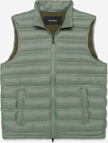 Matinique - Chaleco 'MASalvatore' en verde: frente