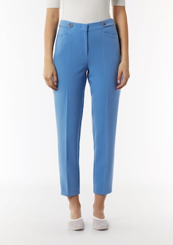 Regular Pantalon COMMA en bleu