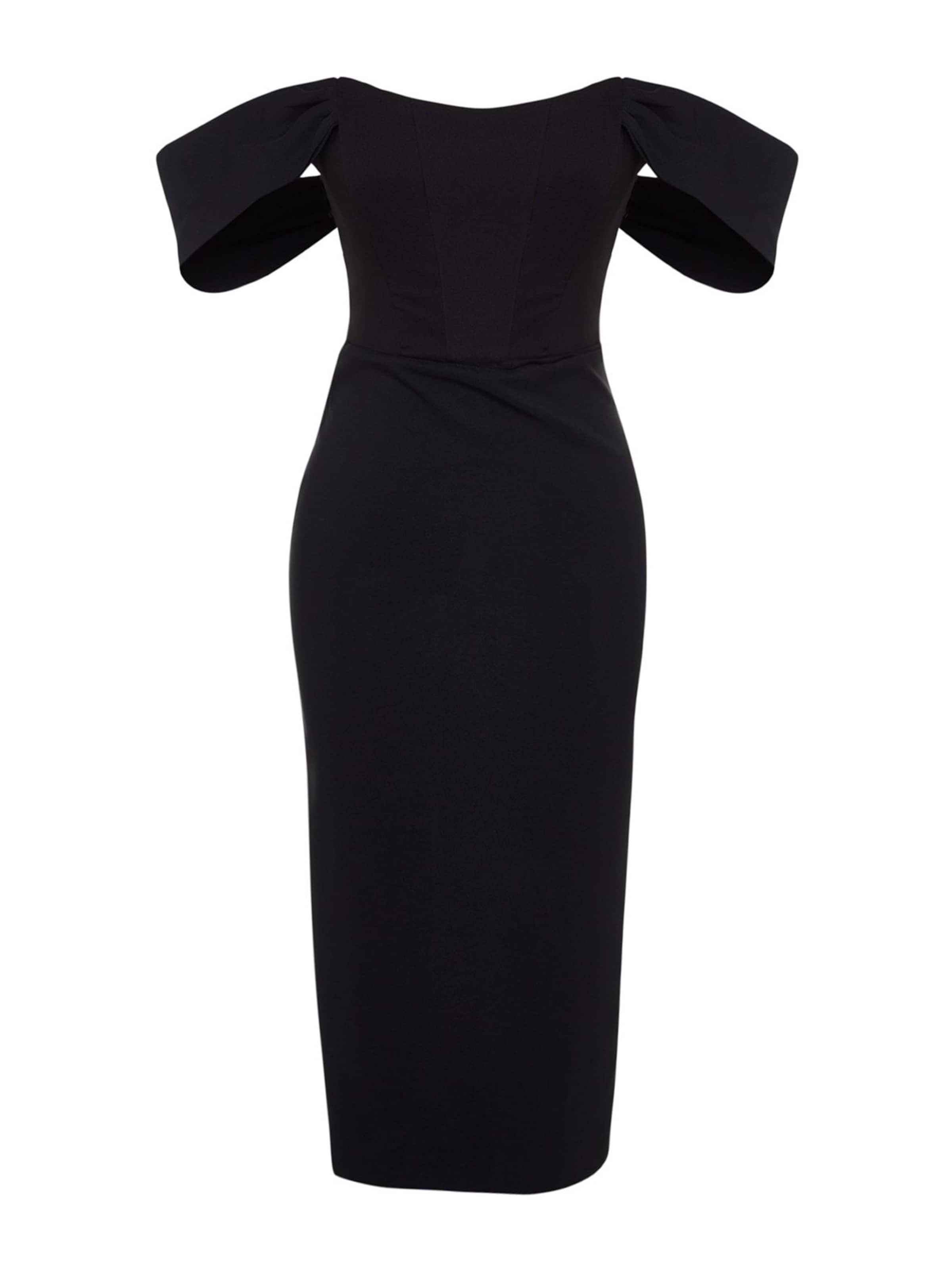 Trendyol Φόρεμα κοκτέιλ σε μαύρο: μπροστά