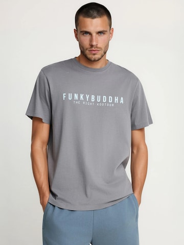 Funky Buddha T-shirt i grå: framsida