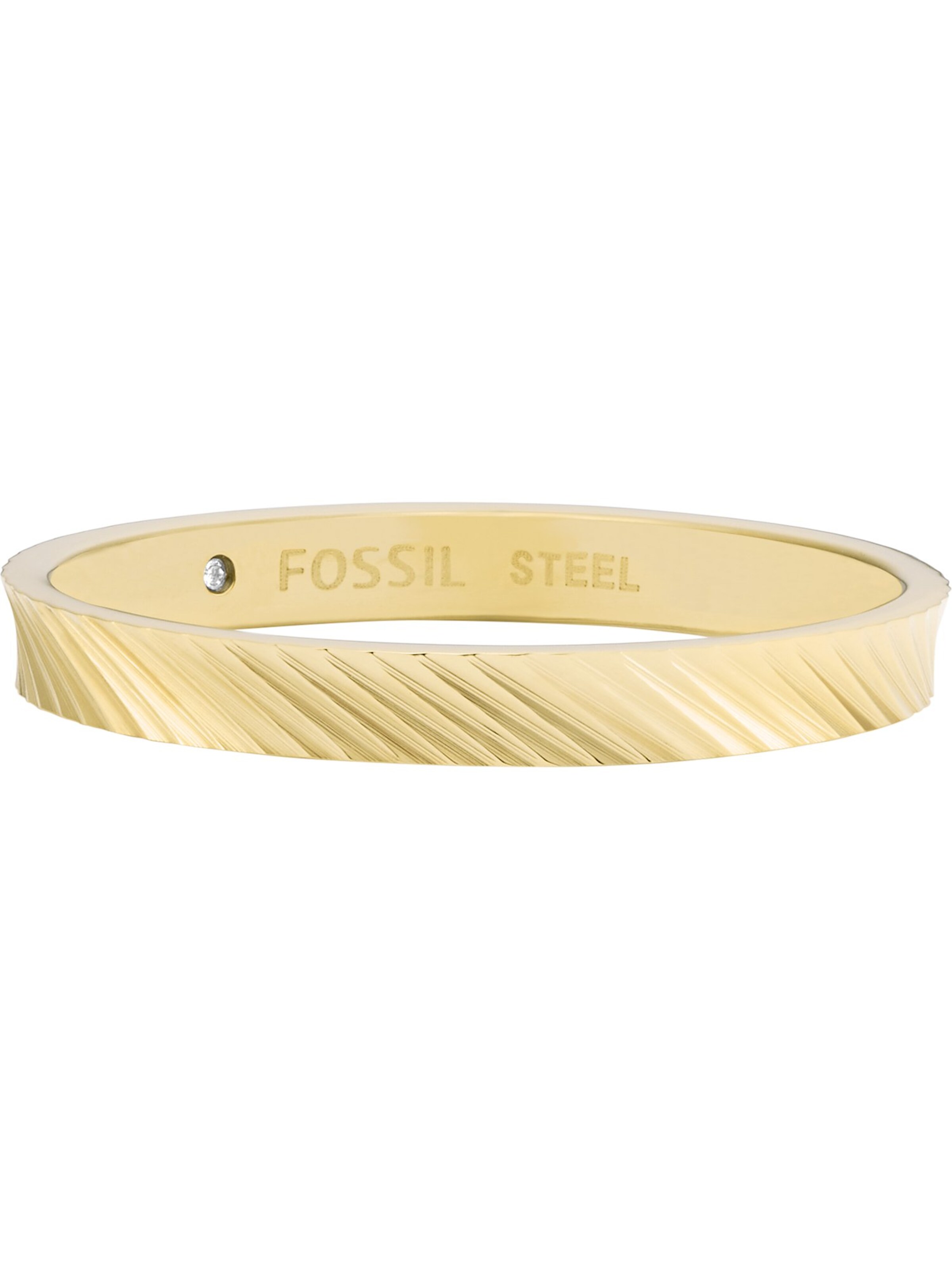 FOSSIL Ring in Gold: Vorderseite