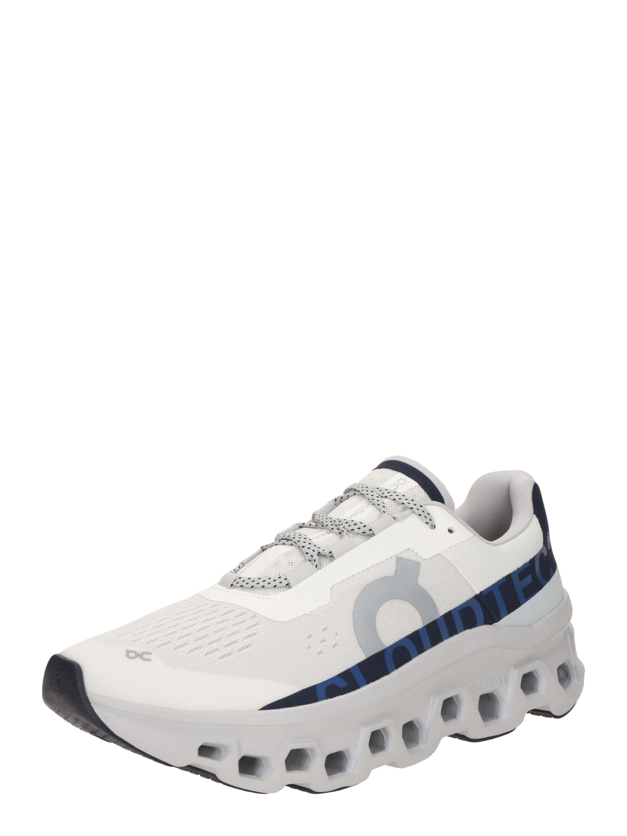 On Παπούτσι για τρέξιμο 'Cloudmonster' σε λευκό: μπροστά