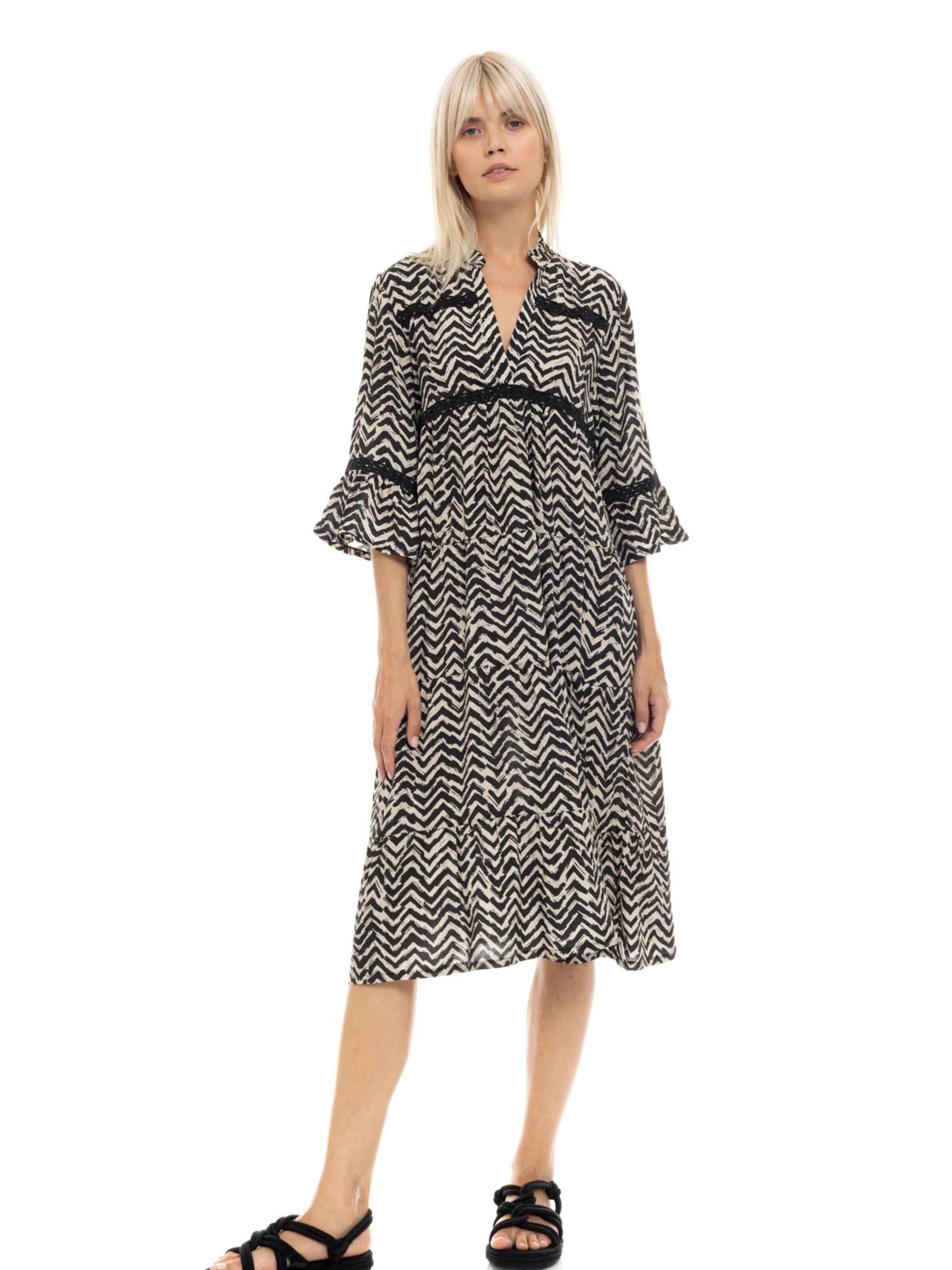 Pink Label Dress 'BEACHWEAR LONG HAVANA' in Black: front