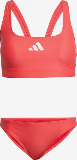 Costum de baie sport '3-Stripes V-Back' ADIDAS PERFORMANCE pe roșu deschis / alb, Vizualizare produs
