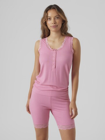 MAMALICIOUS Short Pajama Set 'LOTUS LIS' in Pink: front