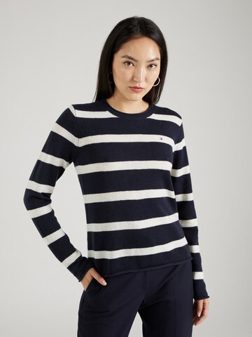 TOMMY HILFIGER Sweter w kolorze czarny: przód