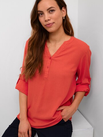 Kaffe - Blusa 'KAmilia' em vermelho