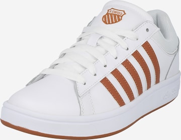 K-SWISS Platform trainers 'Winston' in White: front