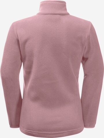 JACK WOLFSKIN Athletic fleece jacket 'TAUNUS' in Pink