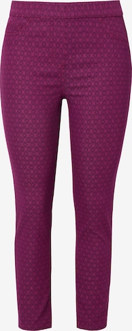 Janet & Joyce Jeggings in Purple: front