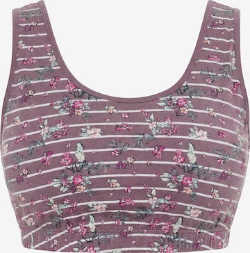 Reggiseno di Ulla Popken in lilla: frontale