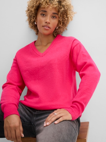 Pull-over bonprix en rose : devant
