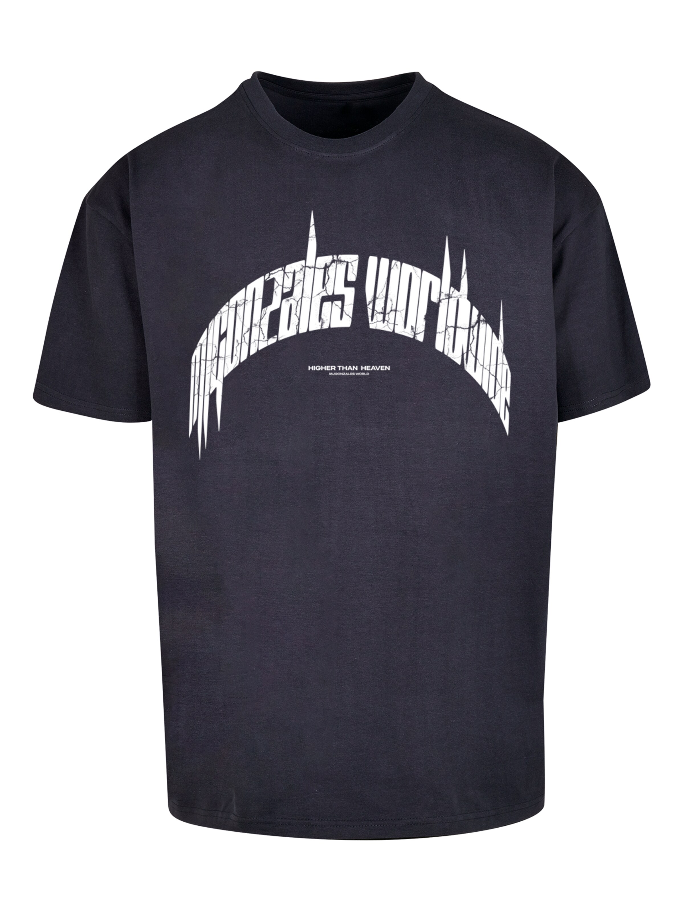 MJ Gonzales Tričko 'Higher than heaven v.3' - Modrá: predná strana