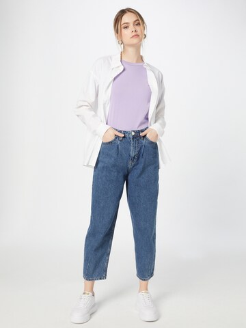 Goldgarn Tapered Pleat-front jeans 'ALMENHOF' in Blue