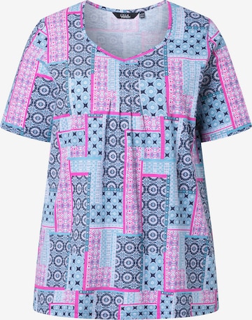 Ulla Popken Shirt in Blauw: voorkant