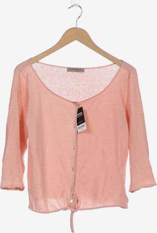 Turnover Sweater & Cardigan in XL in Pink: front