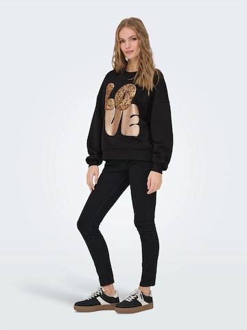 melns ONLY Sportisks džemperis 'ONLLally'