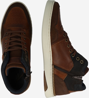 BULLBOXER High-Top Sneakers in Brown