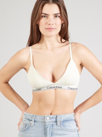 Calvin Klein Underwear - Triángulo Sujetador en blanco: frente
