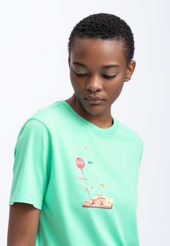 T-Shirt 'Jionda' Kaft en vert
