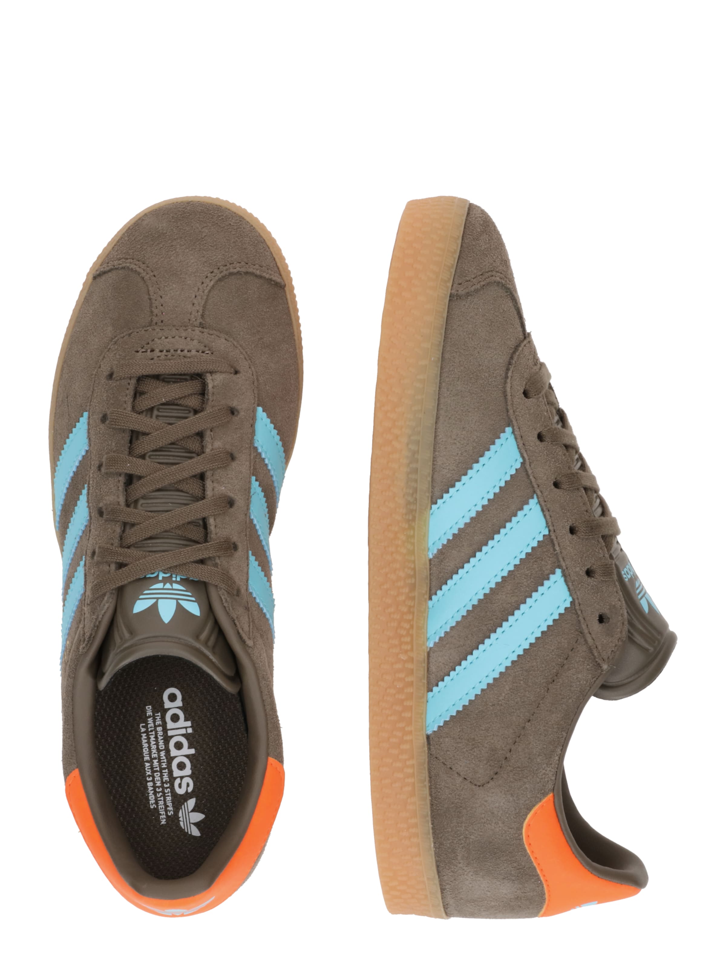 ADIDAS ORIGINALS Кроссовки 'GAZELLE' в Коричневый