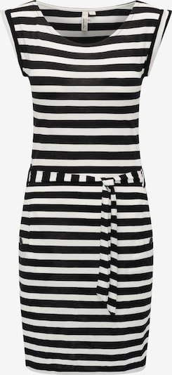 Trumpa kokteilinė suknelė iš Ragwear, spalva – juoda / balta, Prekių apžvalga