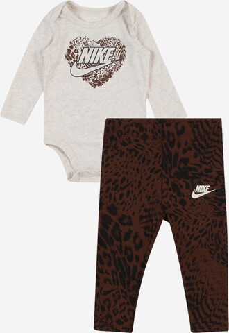 Nike Sportswear Set i beige: framsida