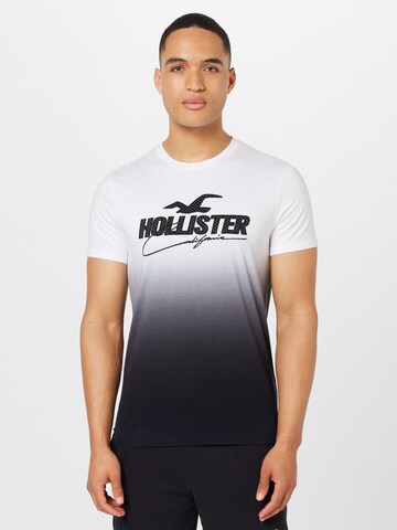 HOLLISTER Μπλουζάκι σε μαύρο: μπροστά