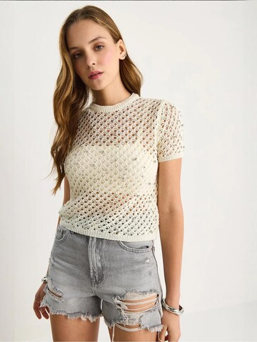 Pullover di Bianco Lucci in beige