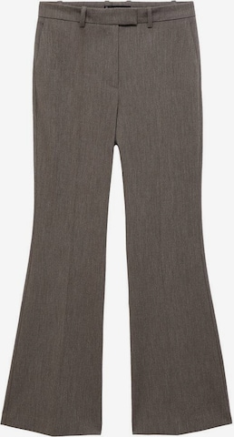 Flared Pantaloni con piega frontale 'Emma' di MANGO in grigio: frontale