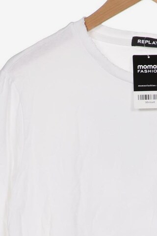 REPLAY T-Shirt L in Weiß