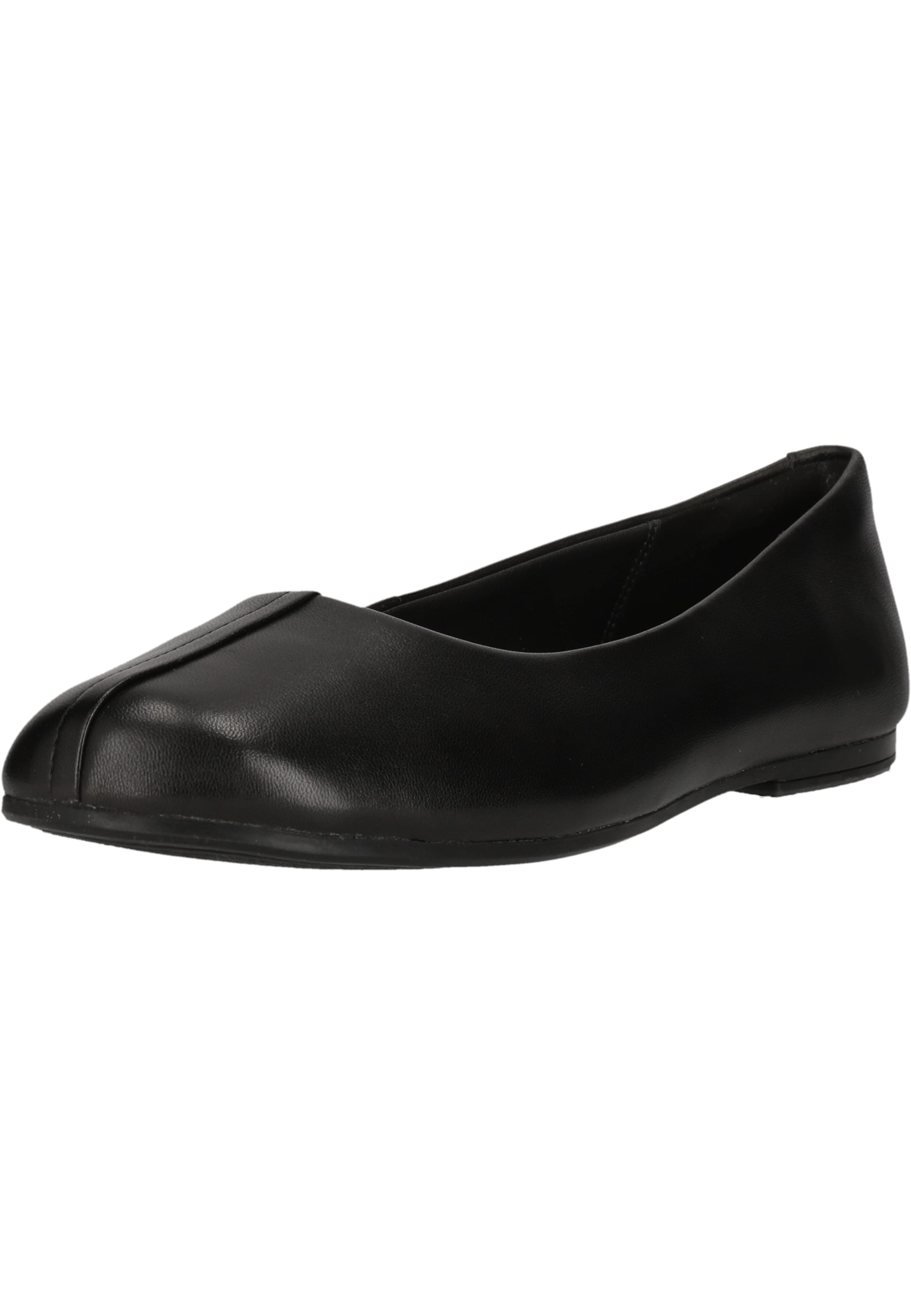 CLARKS Ballerina 'Livia' in Black: front