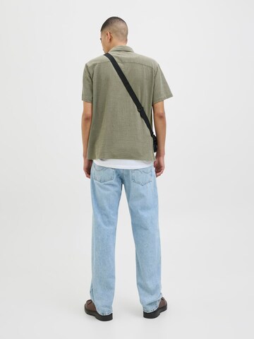 JACK & JONES Классический крой Рубашка 'JORLuke' в Зеленый