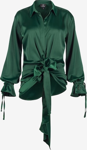 C by Stories Blouse 'Celine' in Green: front
