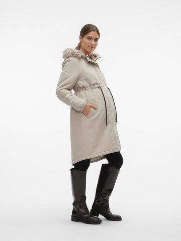 MAMALICIOUS Winter parka 'New Jessi' in Grey