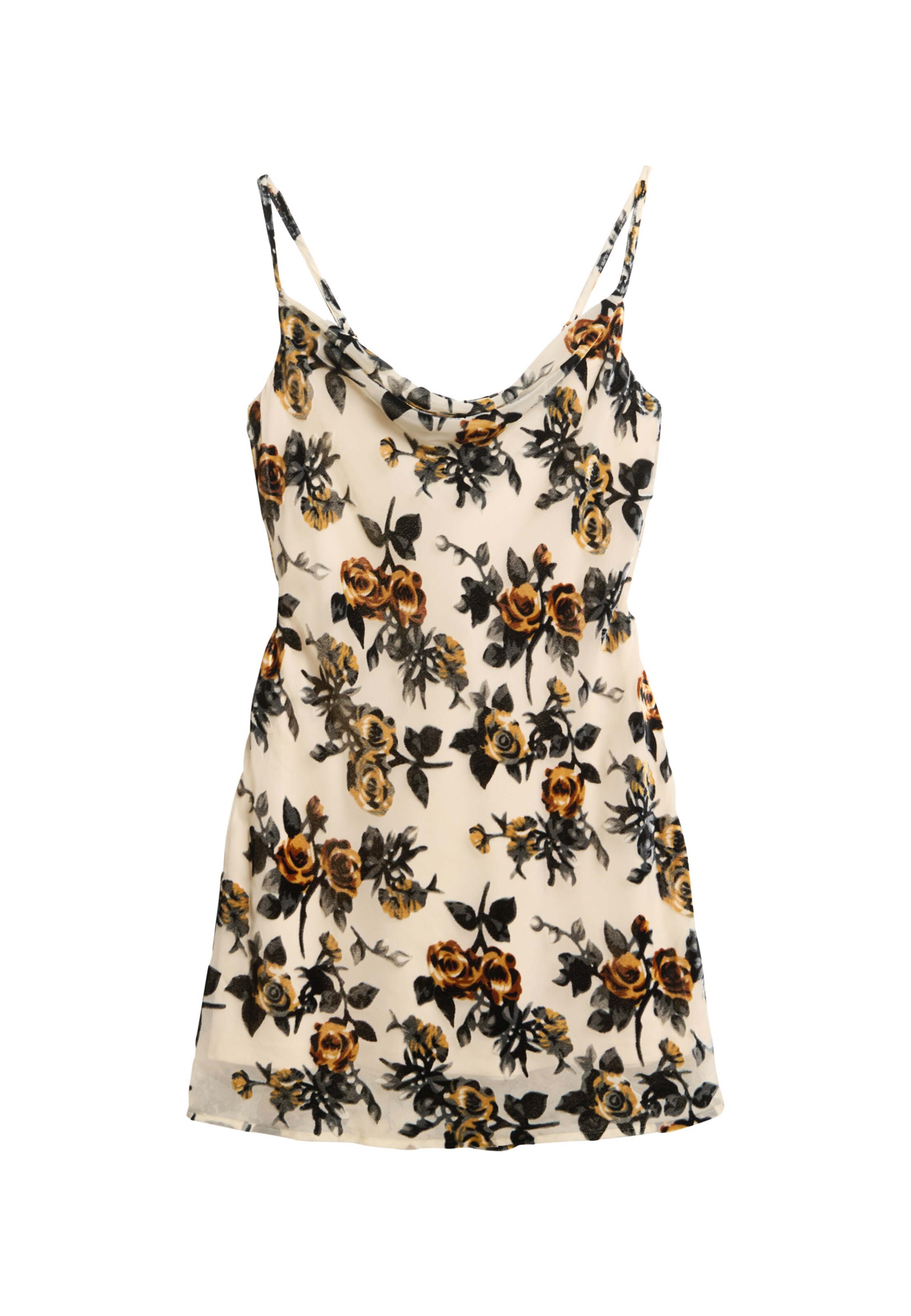 Robe Superdry en beige : devant