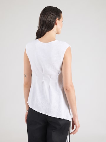 Top 'PCMALIE' di PIECES in bianco