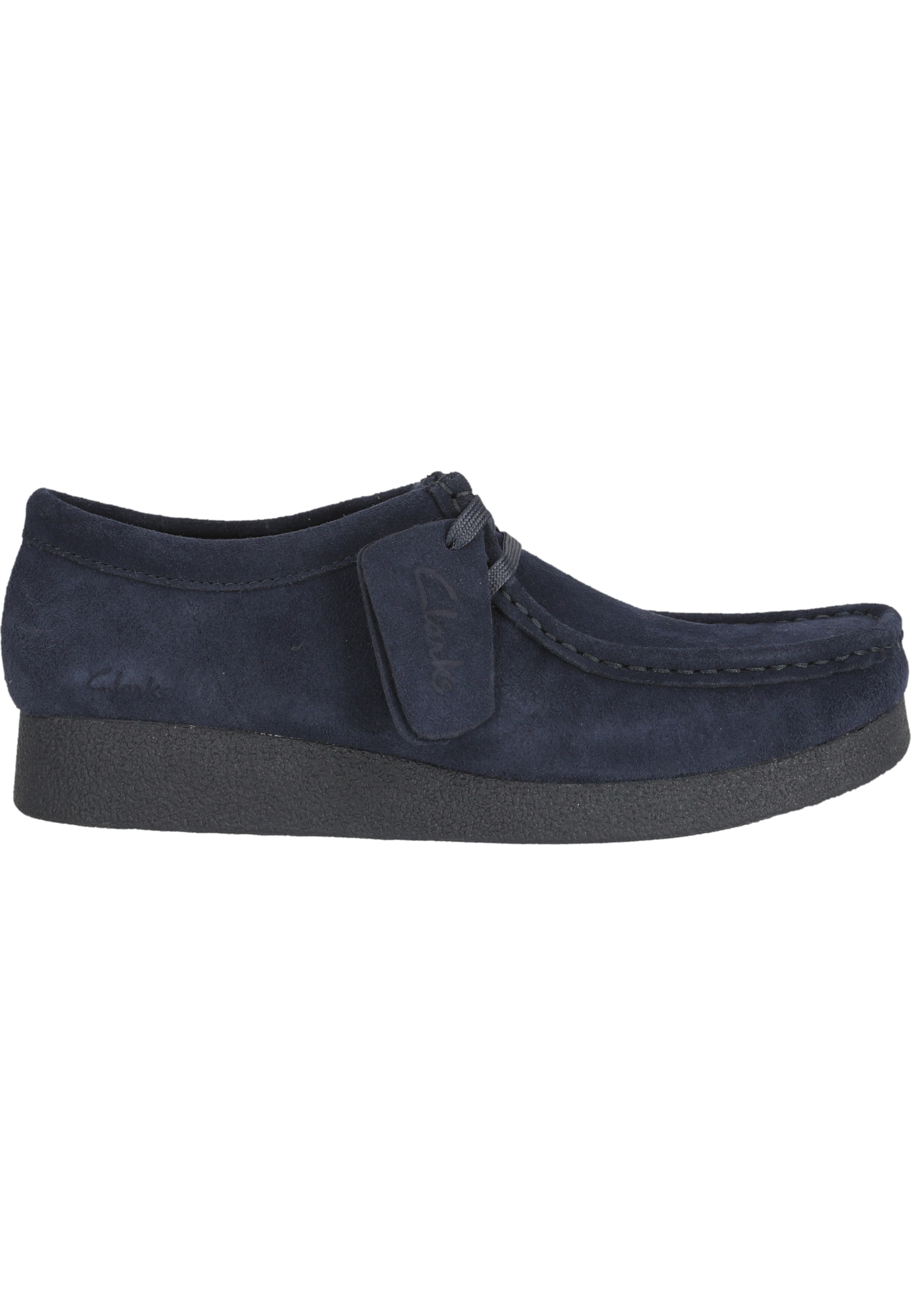 CLARKS Schnürschuhe 'WallabeeEVO' in Blau