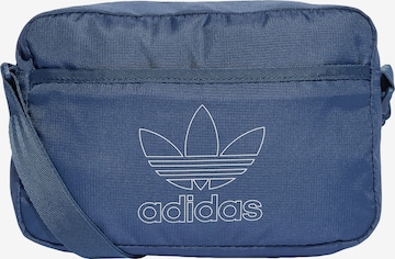 ADIDAS ORIGINALS Sports Bag 'Airliner' in Blue: front