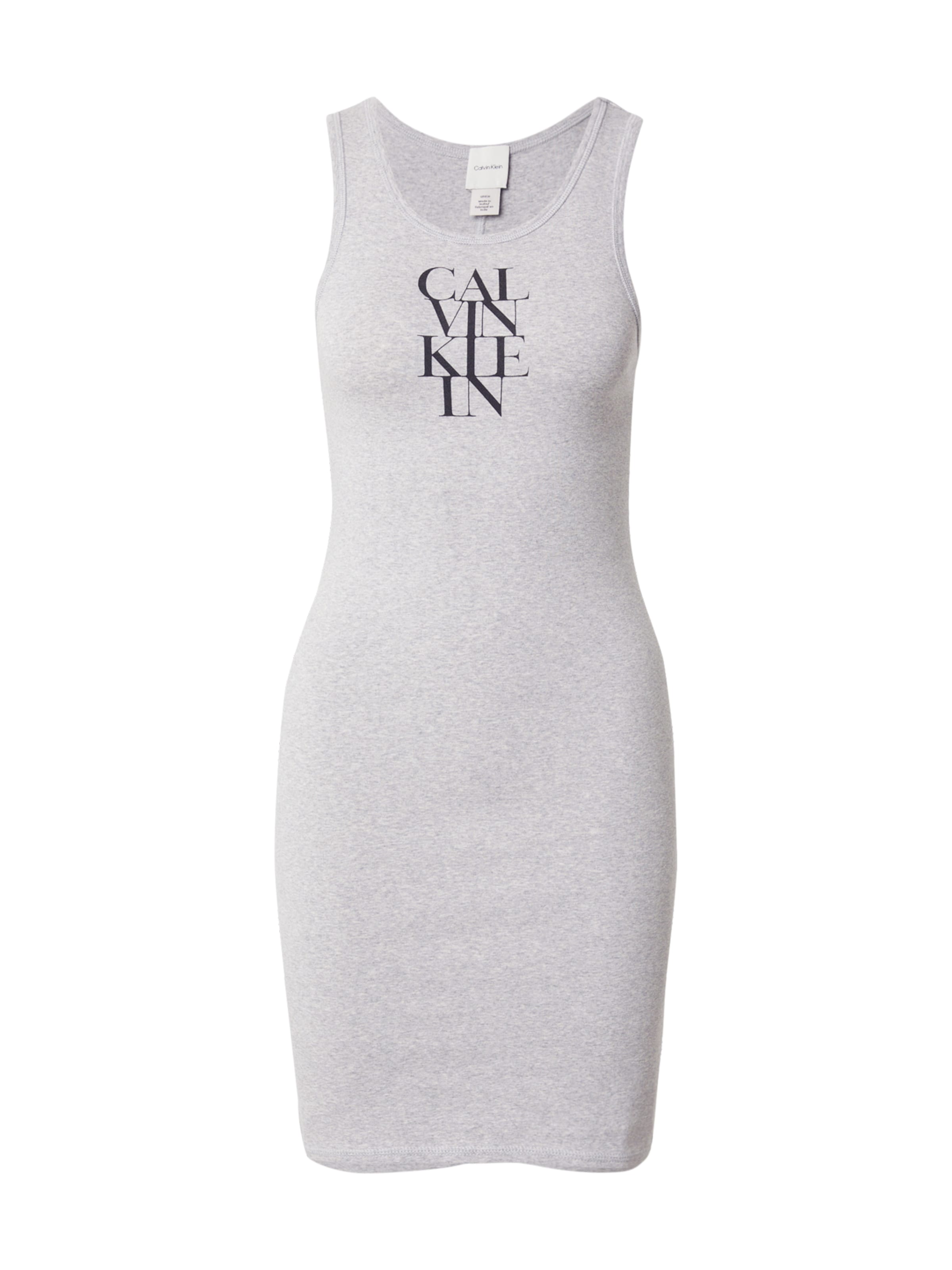 Calvin Klein Jeans Šaty - Sivá: predná strana