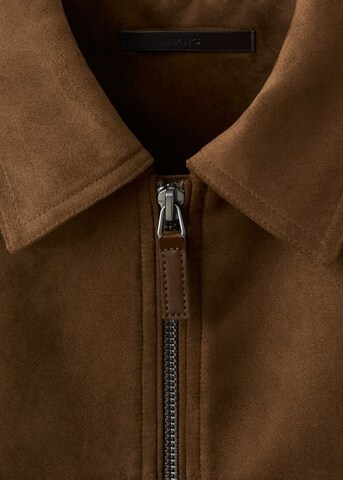 MANGO MAN Between-Season Jacket 'Joan' in Brown