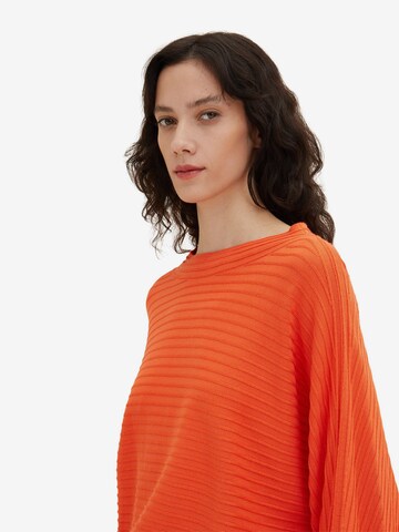 TOM TAILOR Sweater in Orange